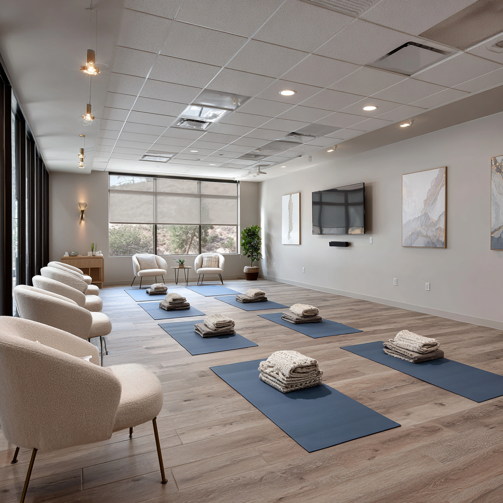 Common area at Tranquil Recovery addiction treatment center